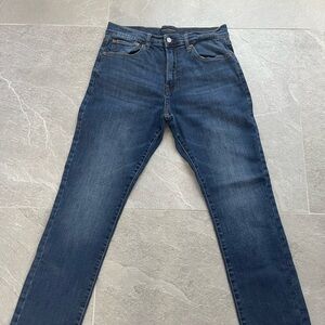 Lucky Brand 410 Athletic Straight Jeans Mens 32x30 Medium Wash Denim